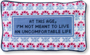 Needlepoint Decorative Throw Pillow 9"x15"