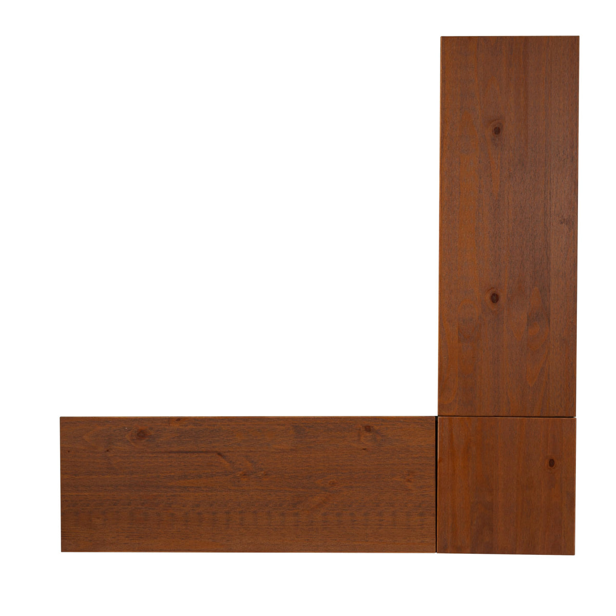 Backless Corner Storage Bench