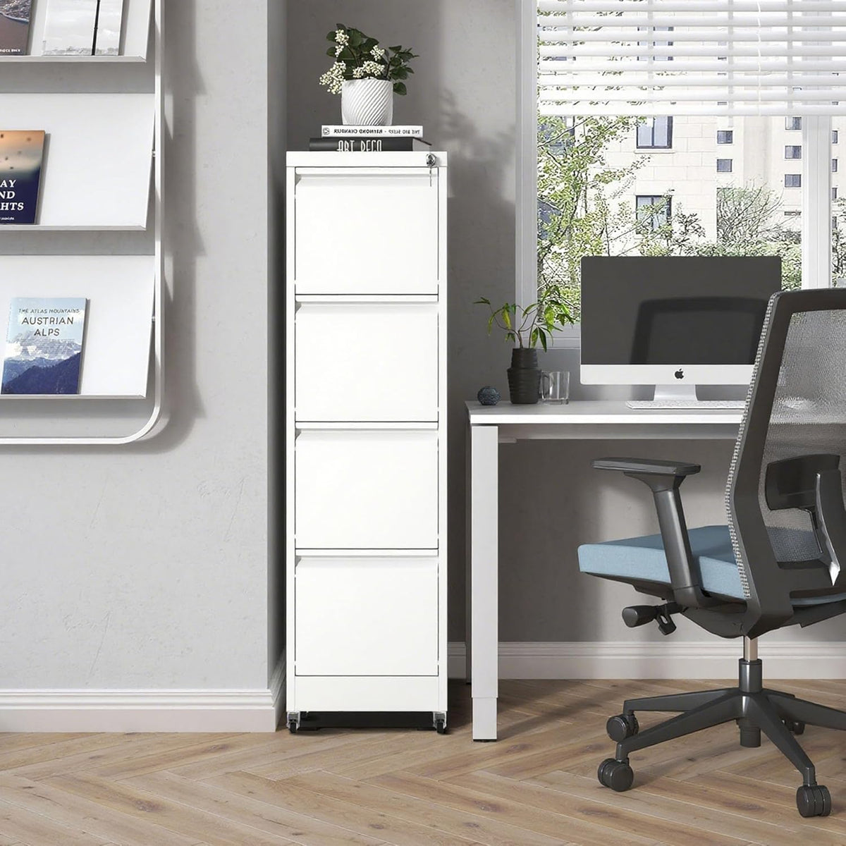 Mobile Steel Filing Cabinet