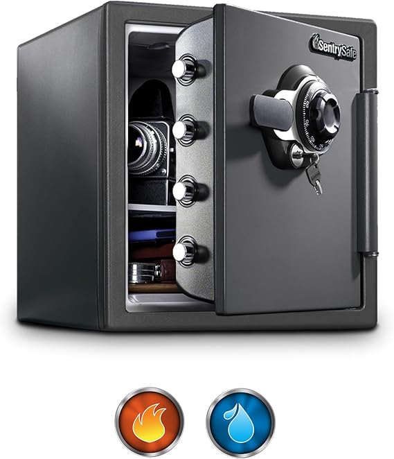 Fireproof Waterproof Floor Safe with Dial Combination Lock