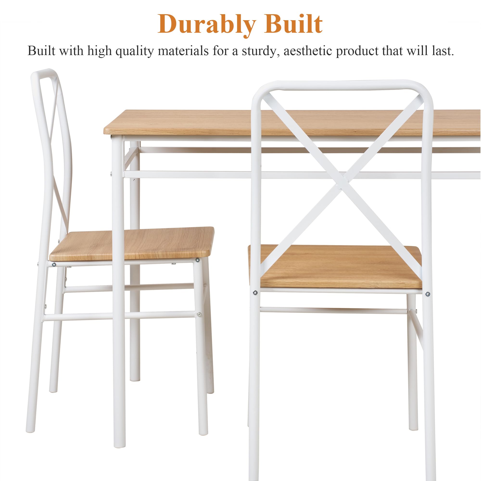 5-Piece Dining Table Set for 4