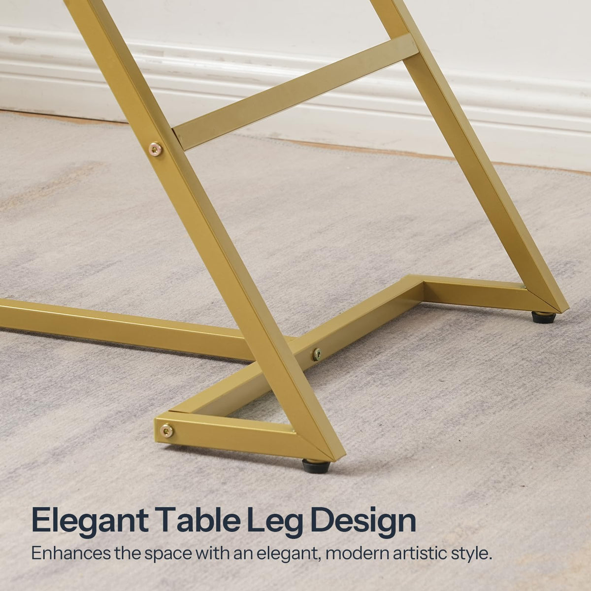Gold Glass Coffee Table