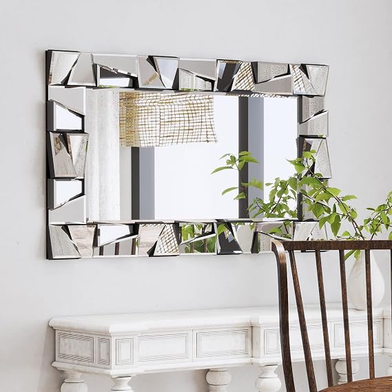 Rectangular Beveled Wall Mirror