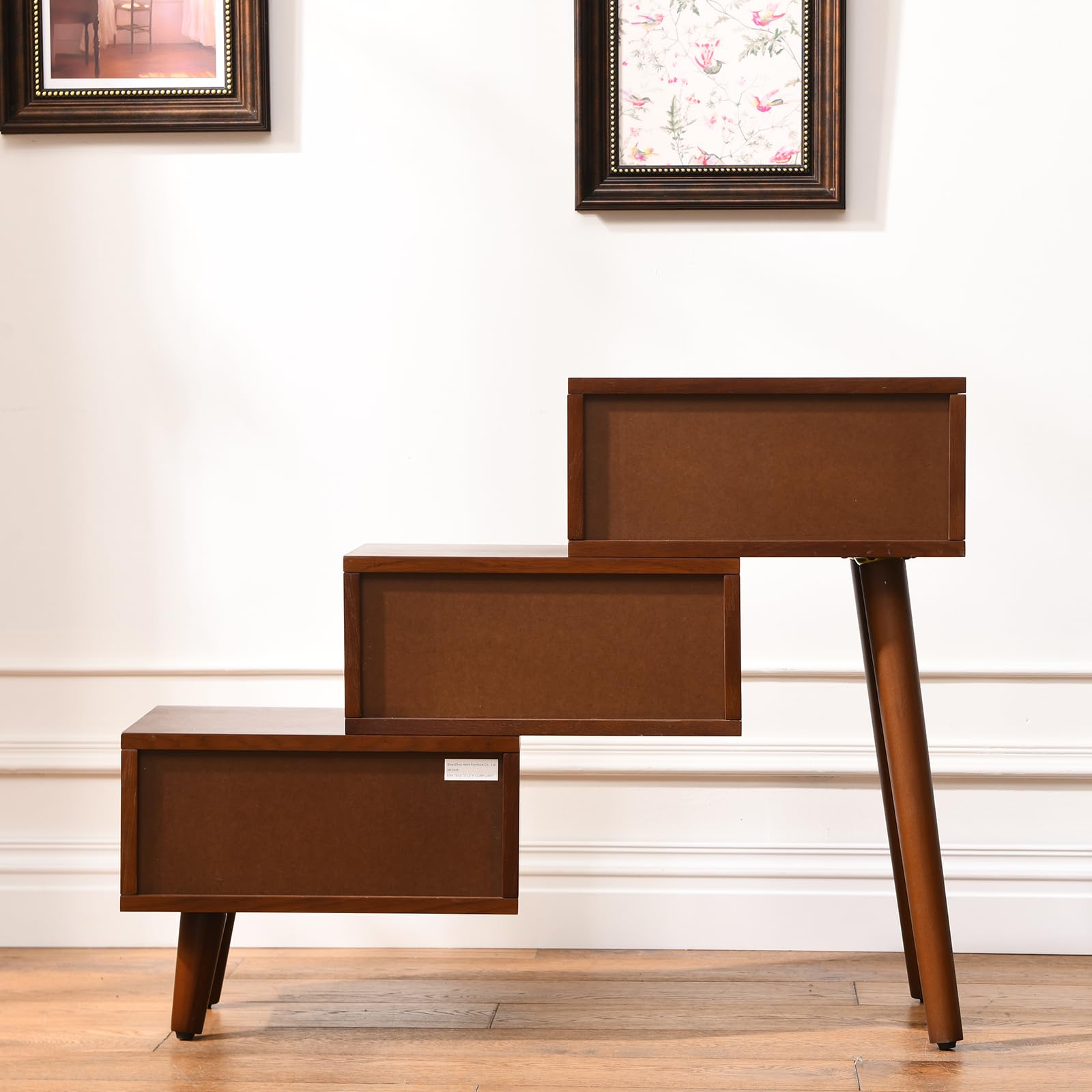 Vintage Asymmetrical Accent Chest with Drawers