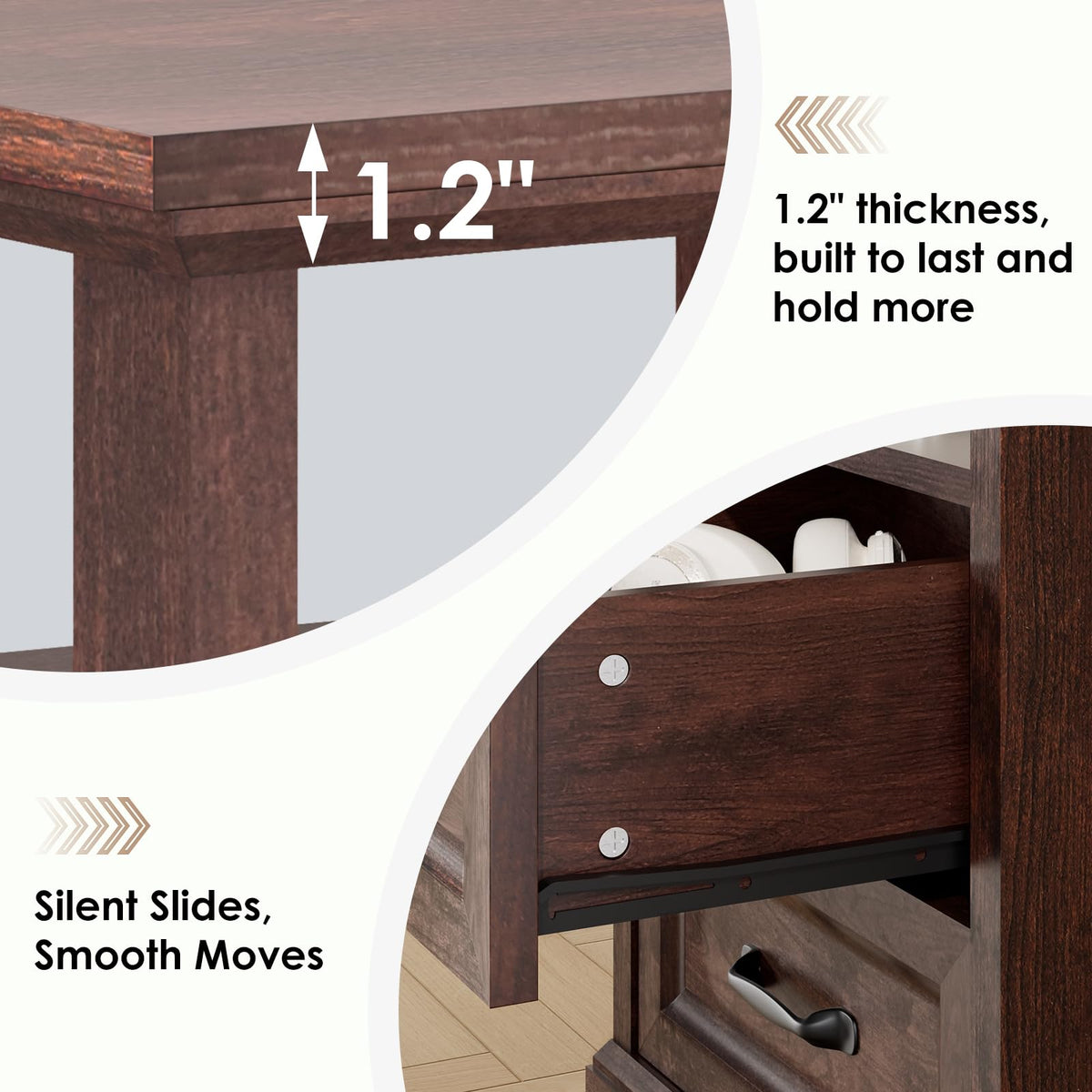 Farmhouse Charging Nightstand