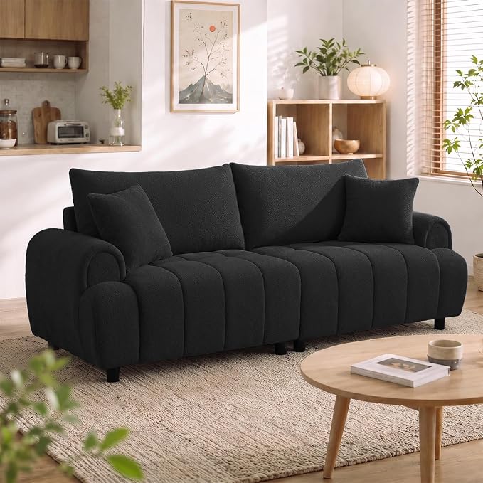 Boucle 3-Seater Sofa