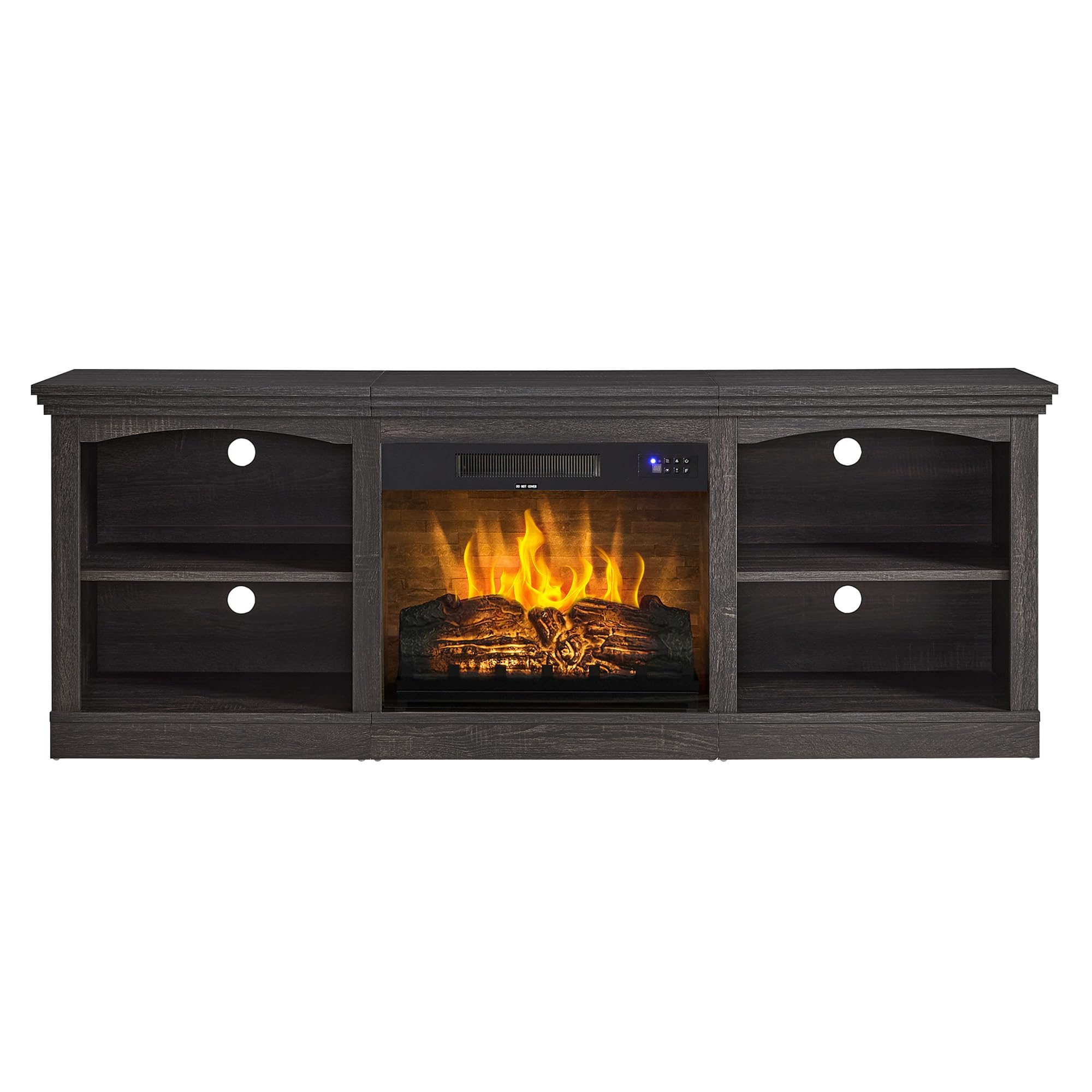 70-Inch Fireplace TV Stand with Electric Fireplace