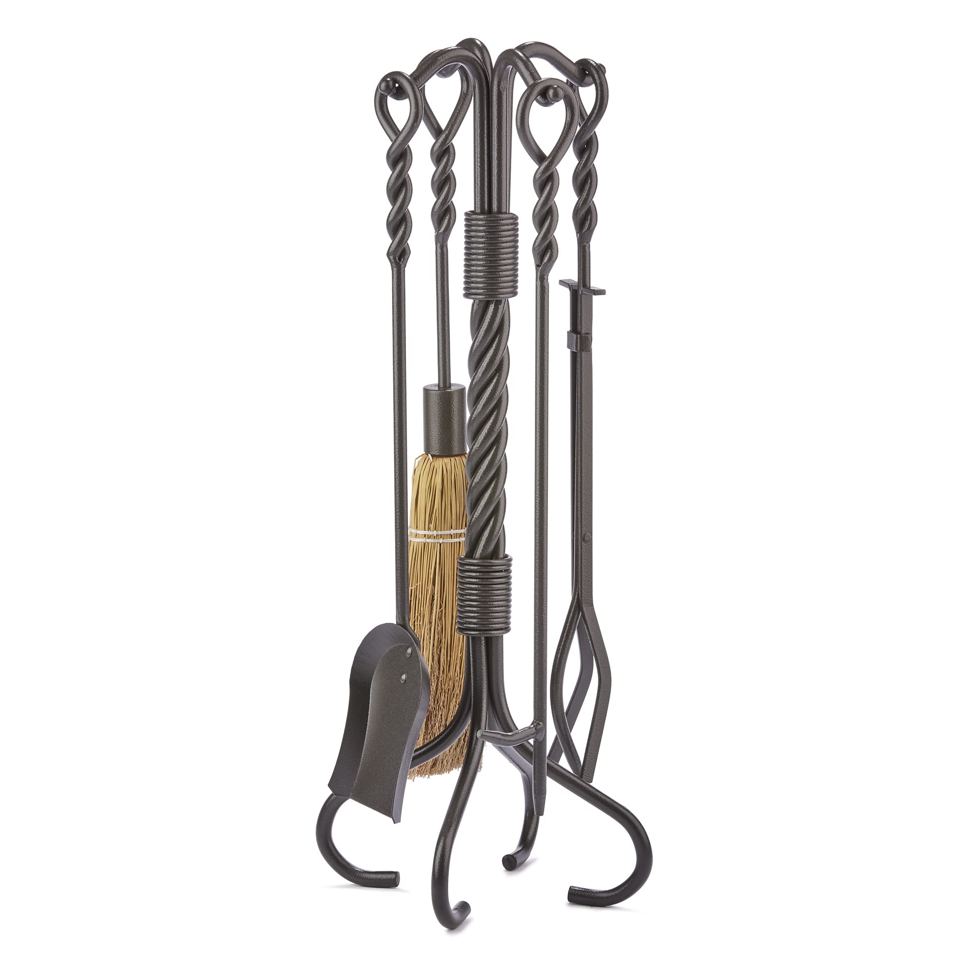 5-Piece Iron Fireplace Tool Set