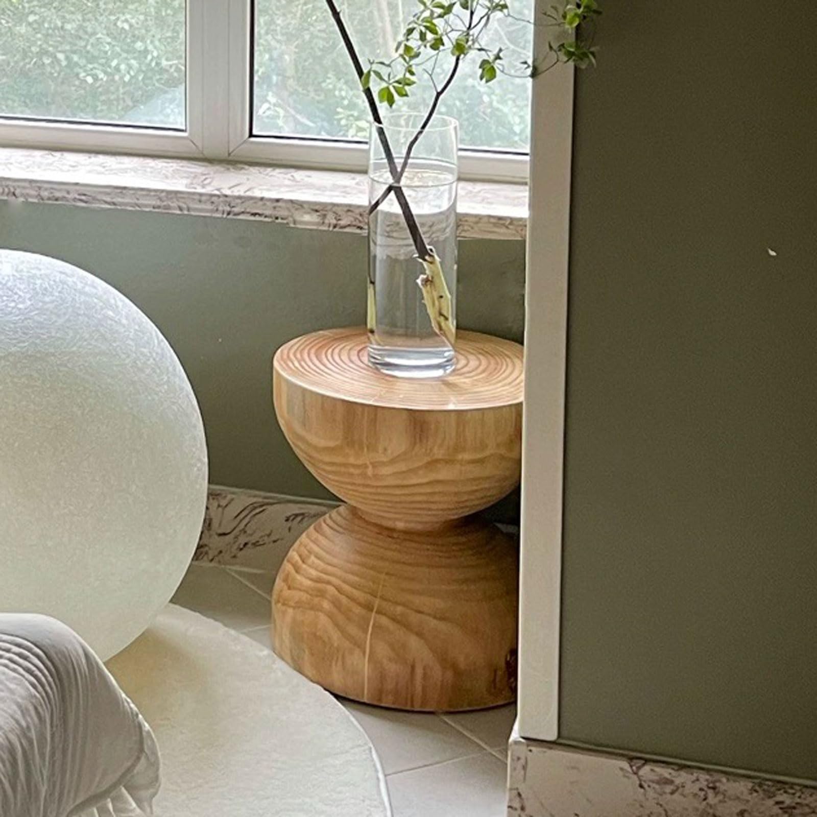 Round Wood Stump Coffee Table