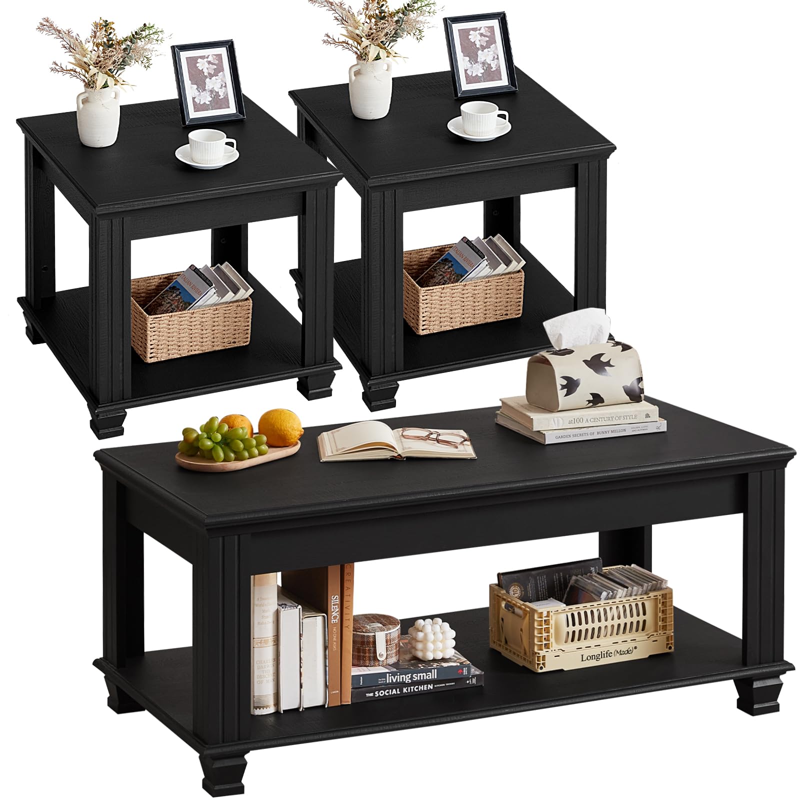 Farmhouse Coffee Table Set of 3
