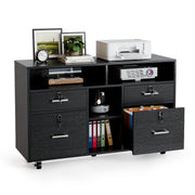 4-Drawer Mobile File Cabinet
