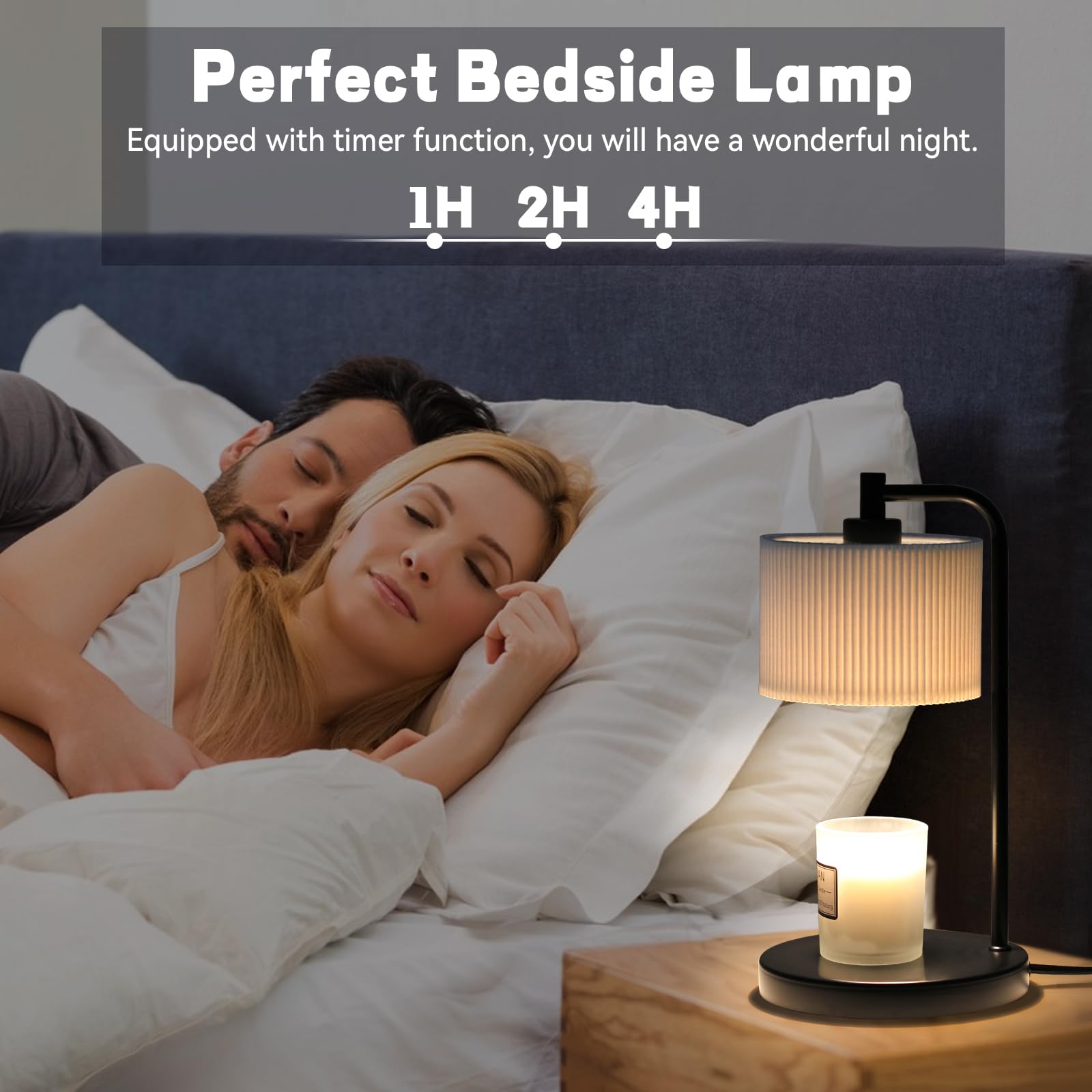 Dimmable Candle Warmer Lamp with Timer