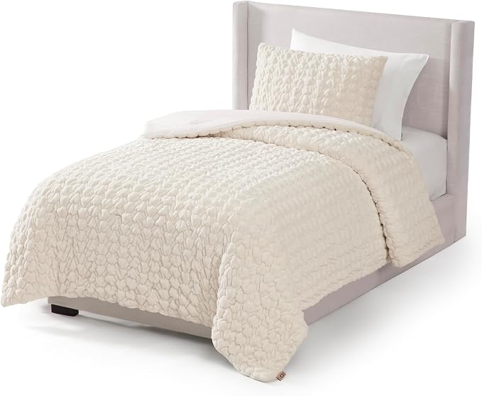 Ruched Microfiber Comforter Set