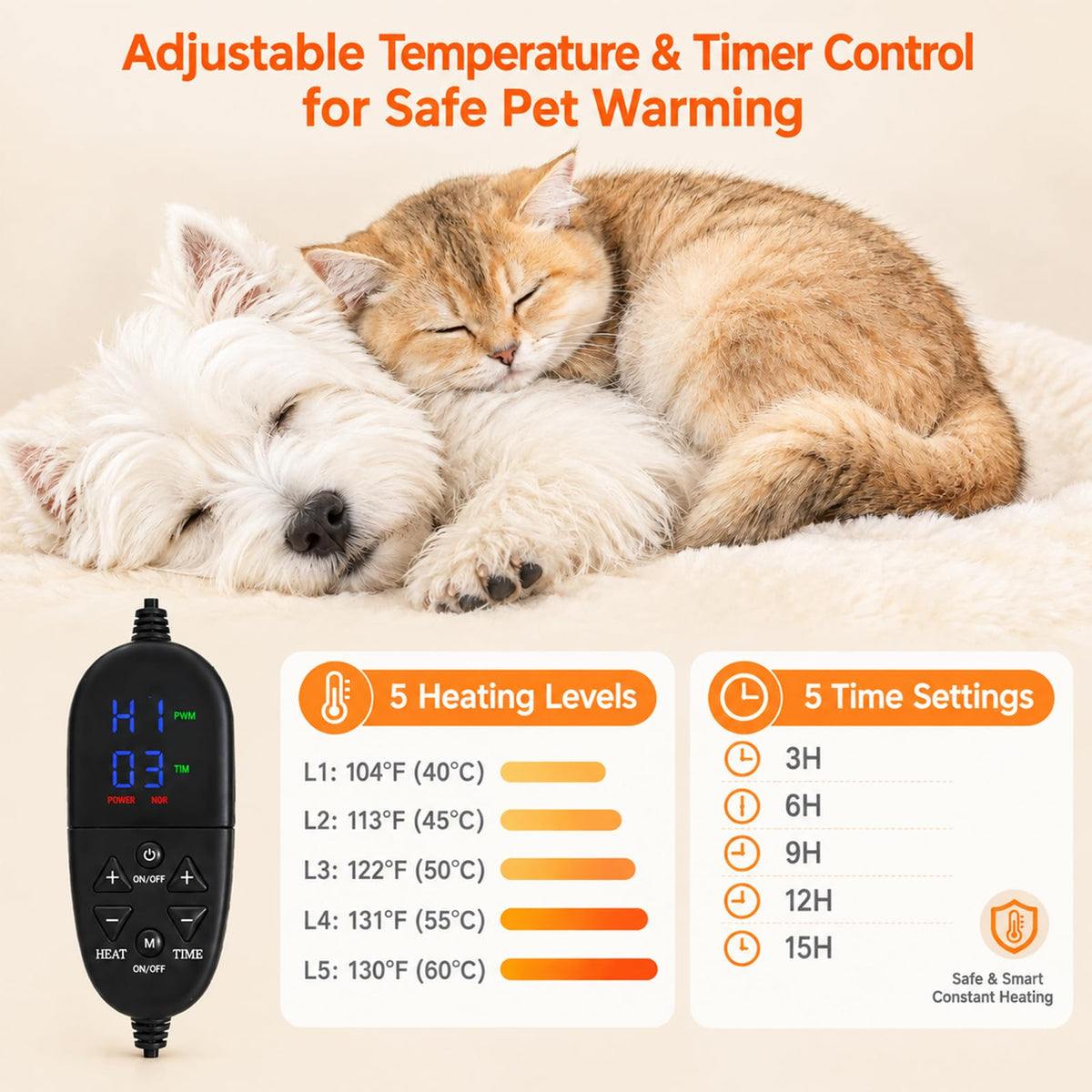 Heated Elevated Dog Bed