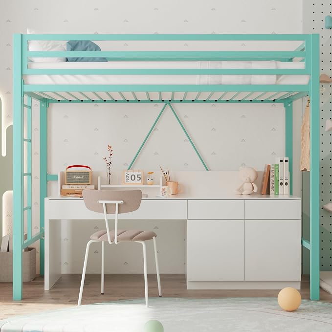 Twin Metal Loft Bed