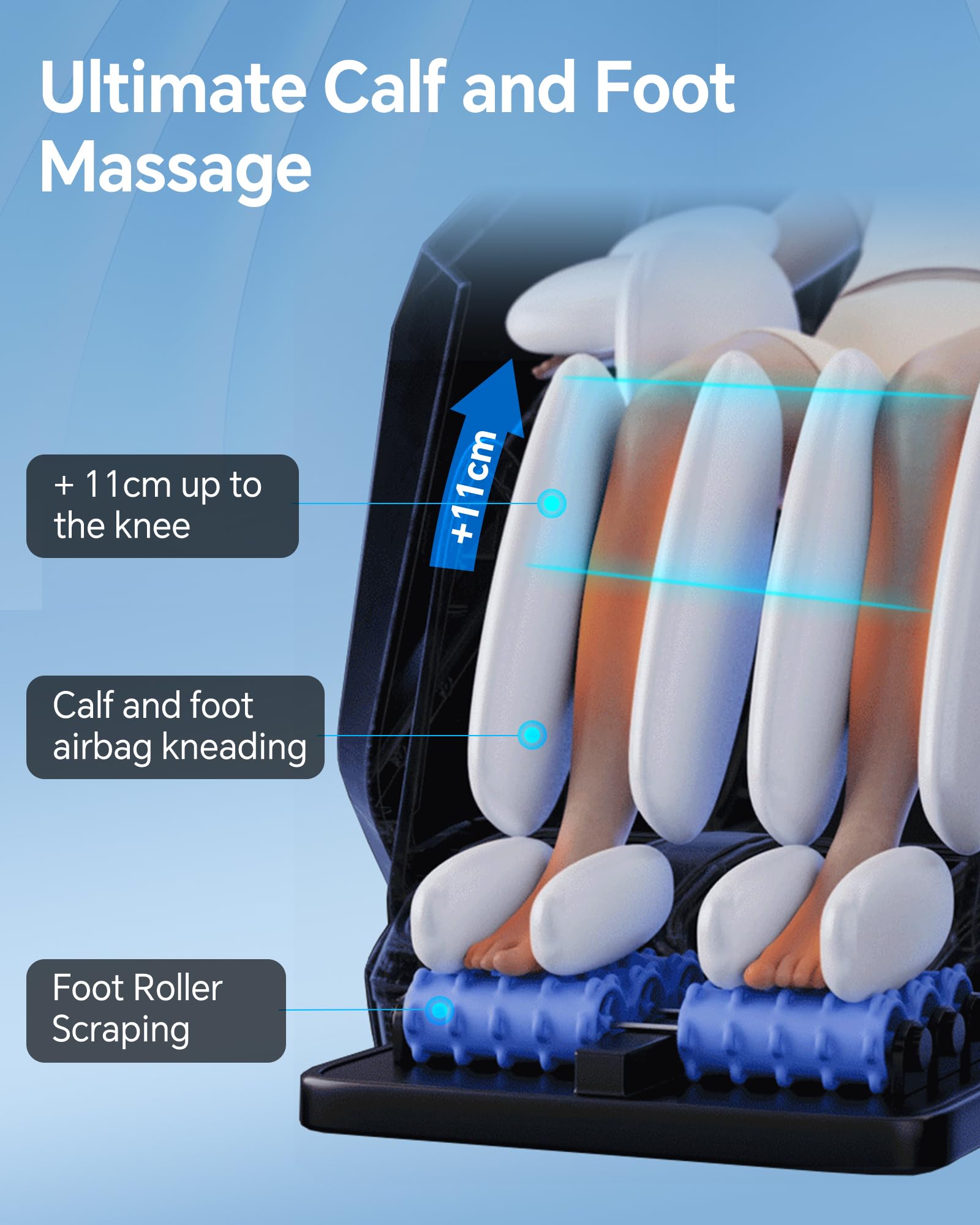 Zero Gravity Massage Chair with SL-Track & Rocking Mode