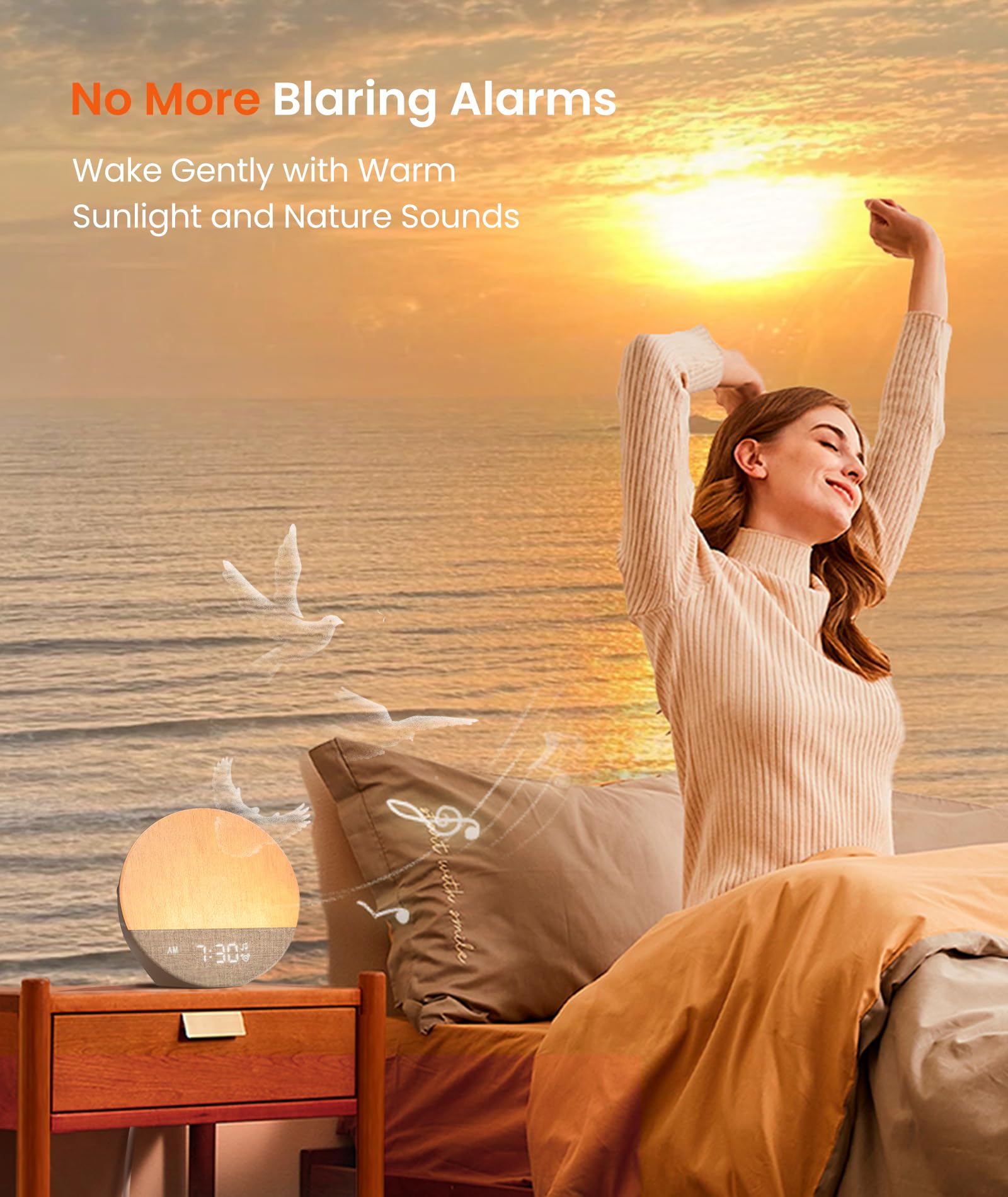 Sunrise Alarm Clock & White Noise Sound Machine