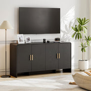 60" Sideboard Buffet Cabinet with 4 Doors & Adjustable Shelves