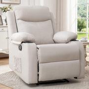 Small Space Recliner Chair with Adjustable Backrest