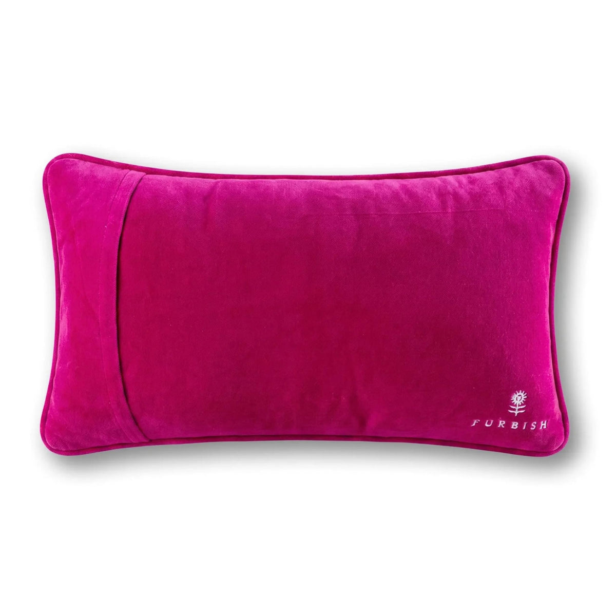 FURBISH Come Sit By Me Needlepoint Pillow, 9" x 15"