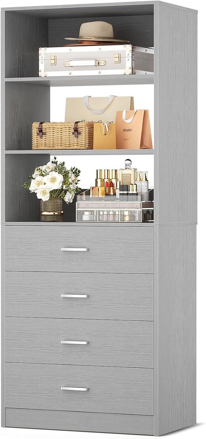 Closet Organizer with 4 Drawers