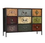 9-Drawer Wide Fabric Dresser