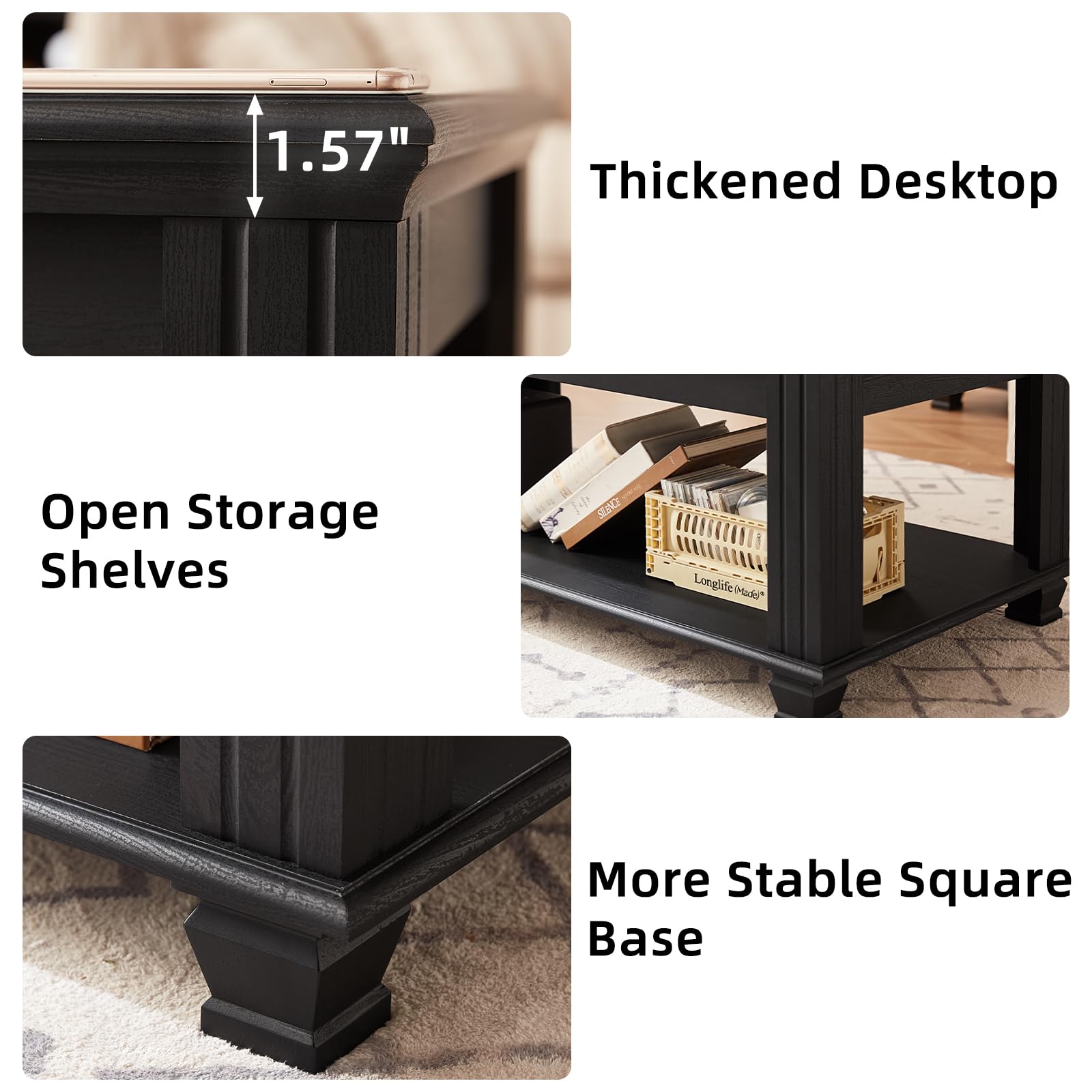 Farmhouse Coffee Table Set of 3