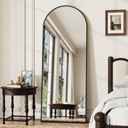 Arched Full Length Floor Mirror with Stand