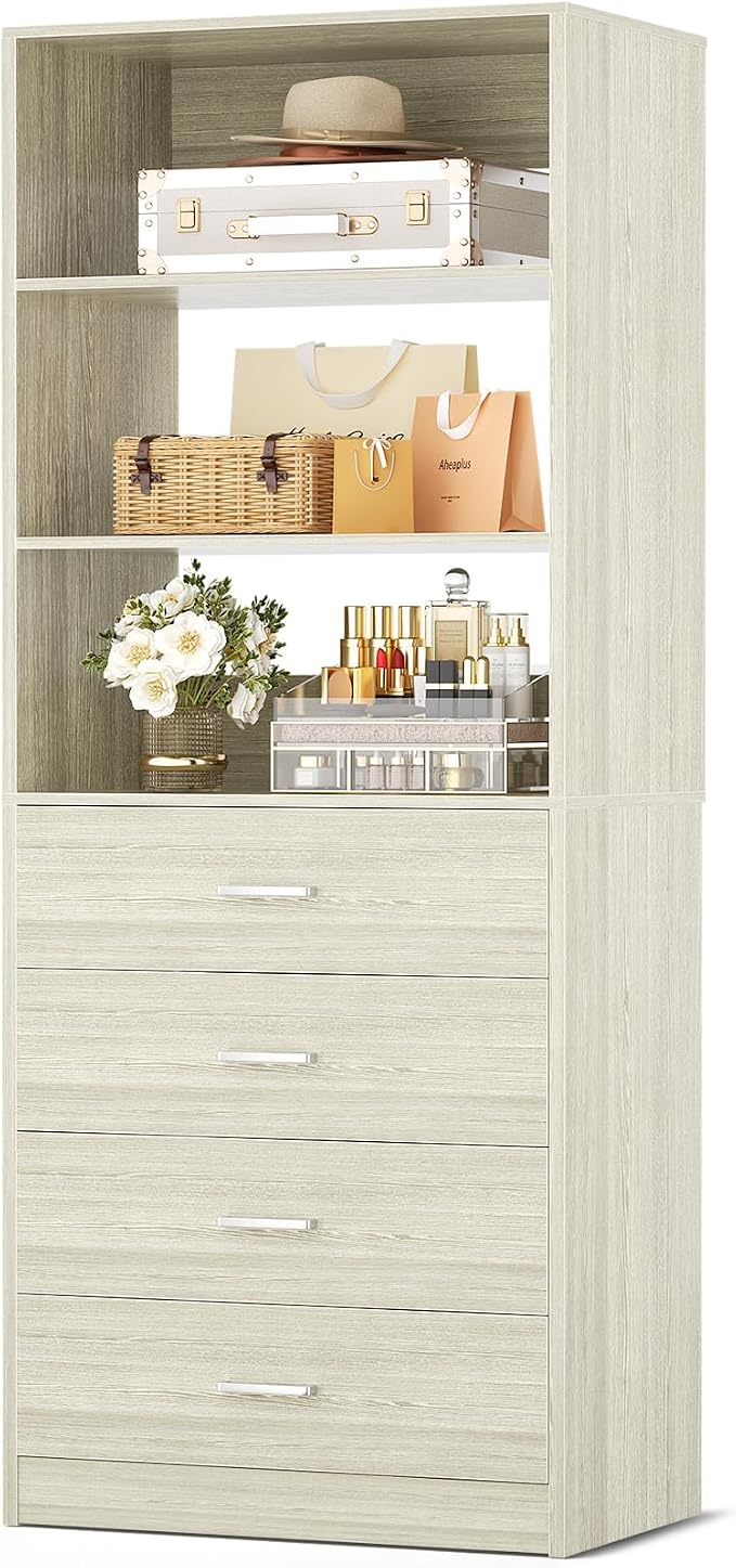 Closet Organizer with 4 Drawers