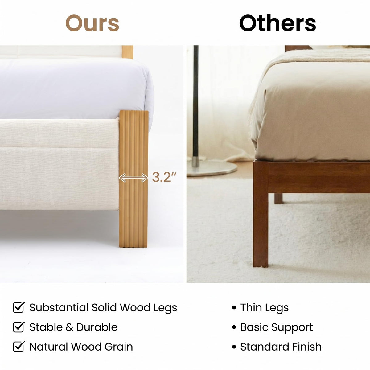 Queen Upholstered Platform Bed