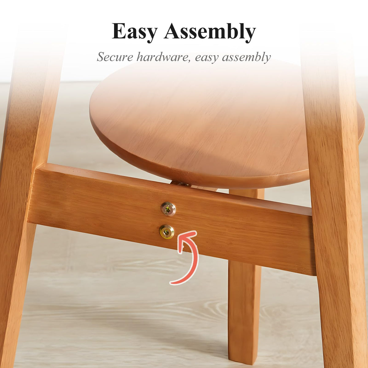 Round Wood Side Table