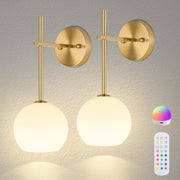Battery Operated Wall Sconces Set of 2