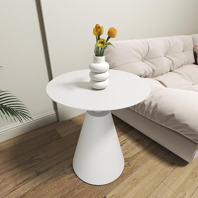Round Aluminum Side Table