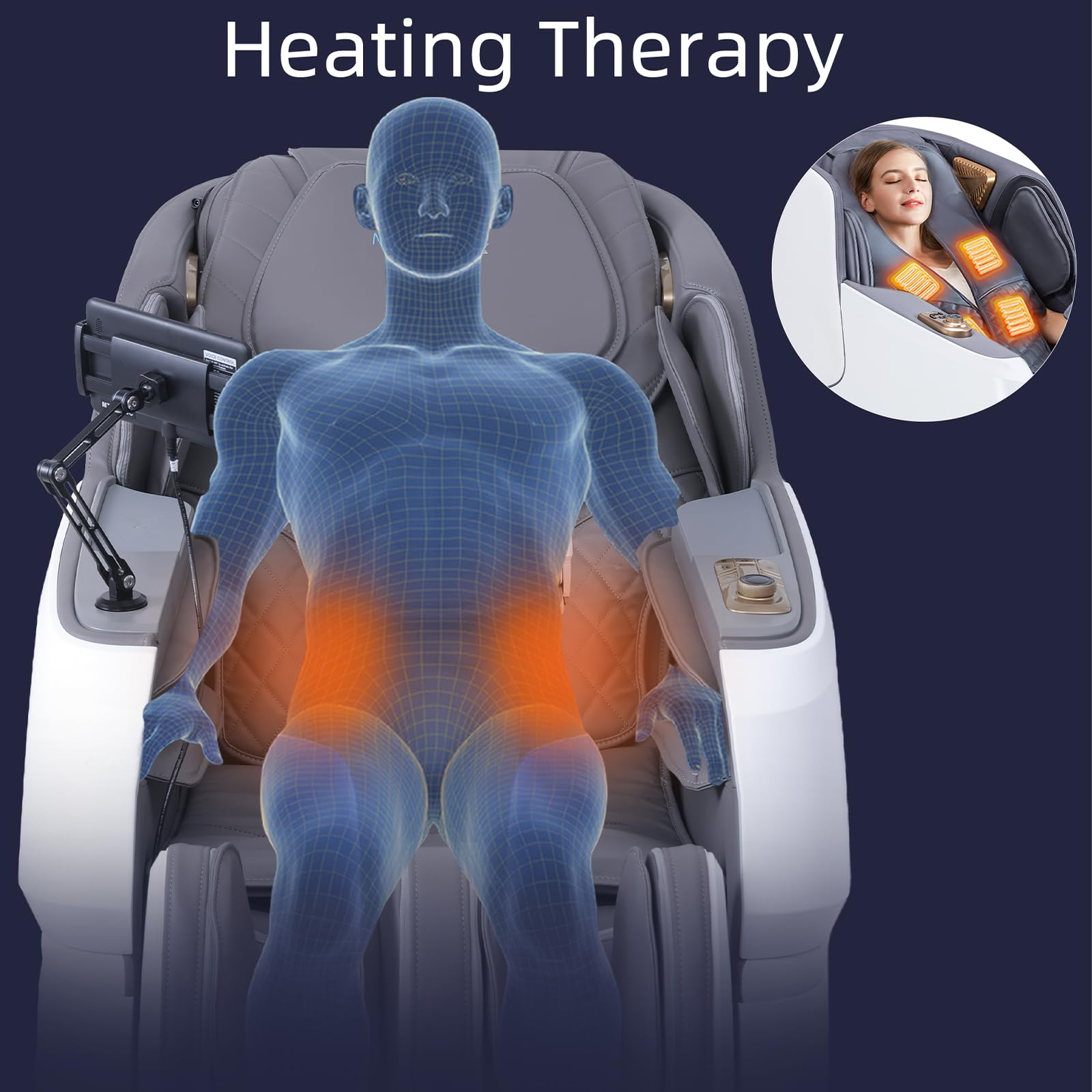 4D Massage Chair with SL-Track & Zero Gravity