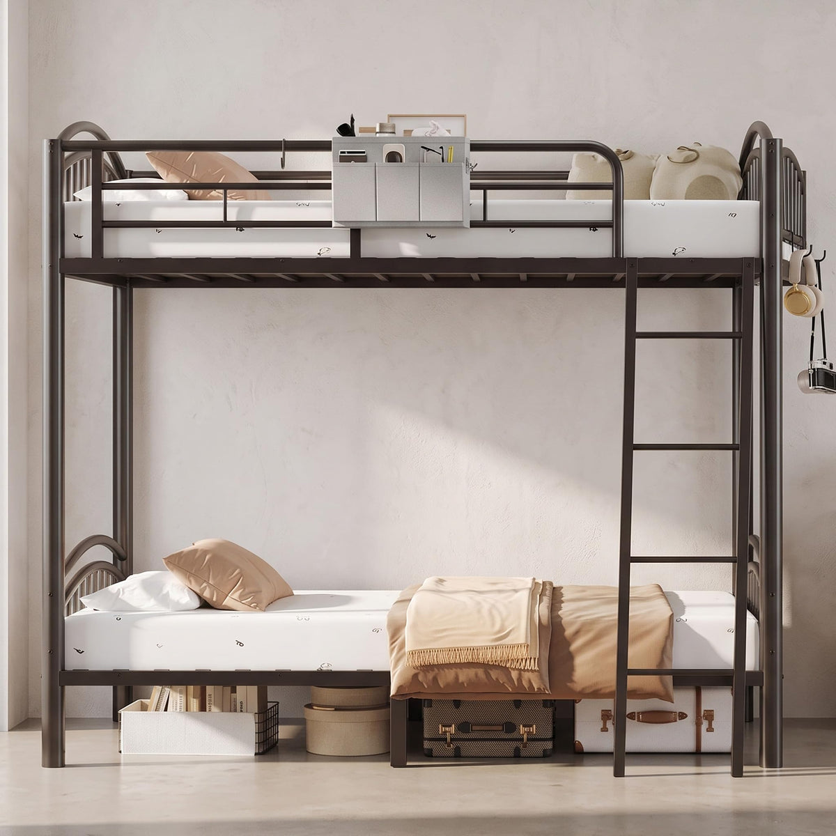 Twin Over Twin Metal Bunk Bed