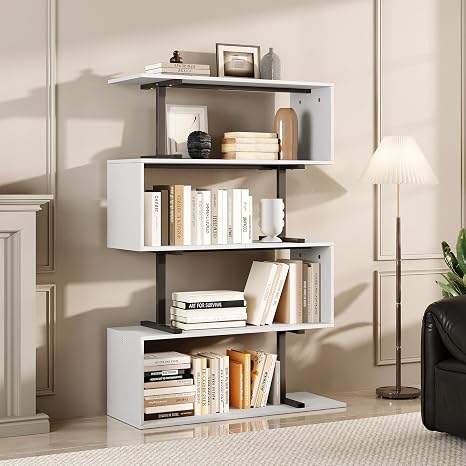 6-Tier Bookshelf with Open Display Storage