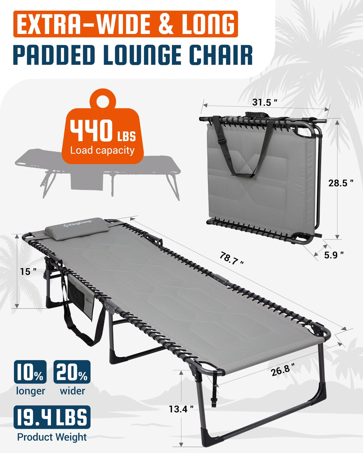 Oversized Reclining Lounge Chair
