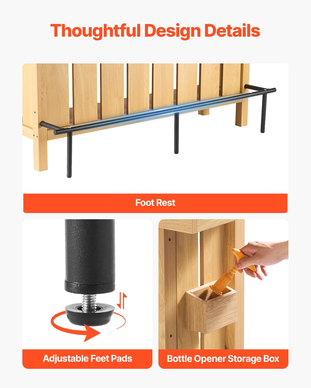 3-Tier Home Bar Table
