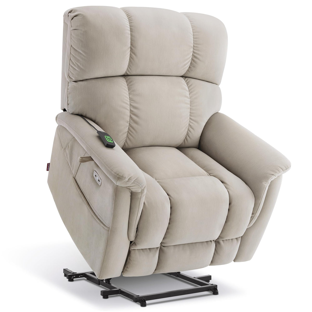 MCombo Oversized Power Lift Recliner Chair for Elderly, Lay Flat R7166