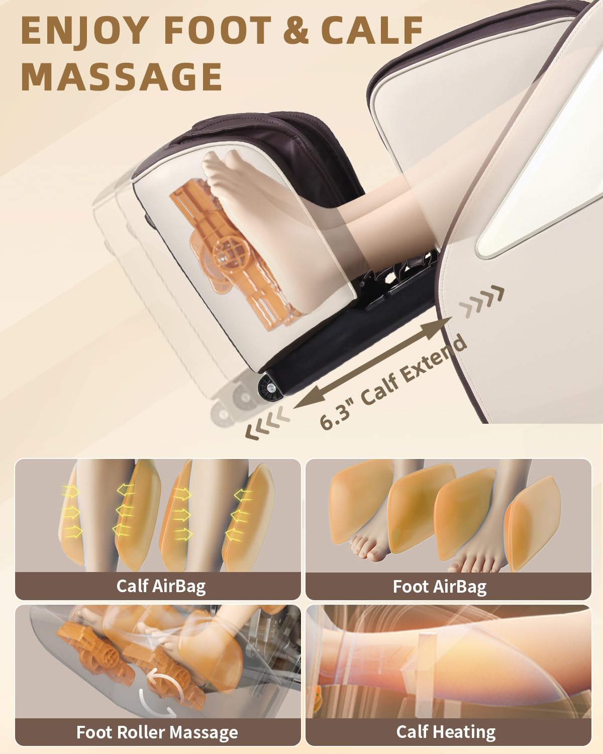 4D Zero Gravity Full Body Massage Chair