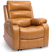 EONIX Dual Motor Zero Clearance Wall Hugger Power Recliner Chair, Orange