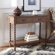2-Drawer Wood Console Table