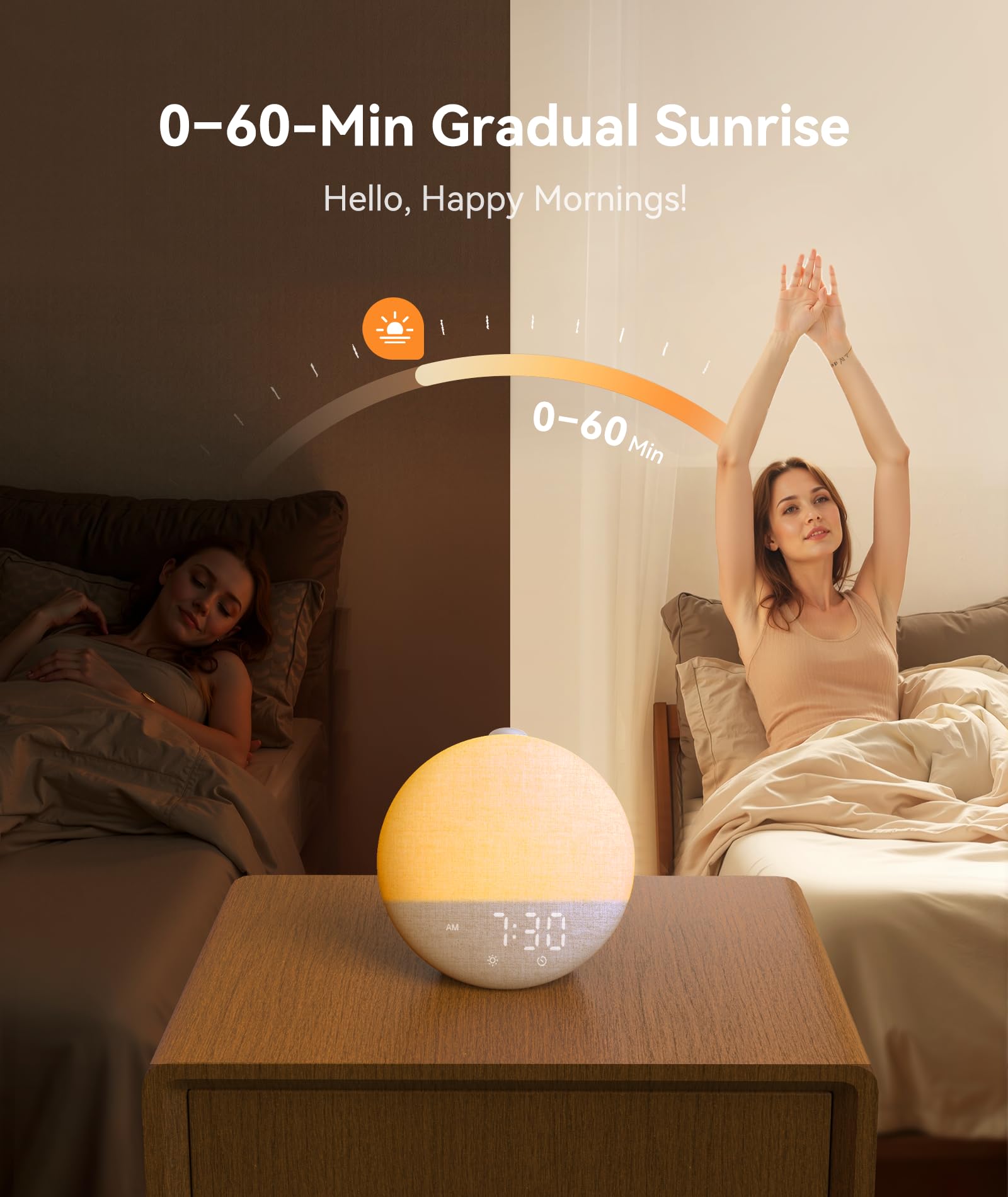 Sunrise Alarm Clock & White Noise Sound Machine