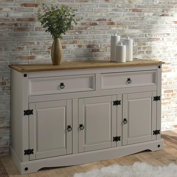 Solid Pine Sideboard with Drawers