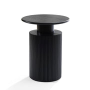 Round Fluted Side Table