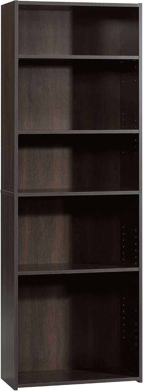 5-Shelf Bookcase with Adjustable Shelves