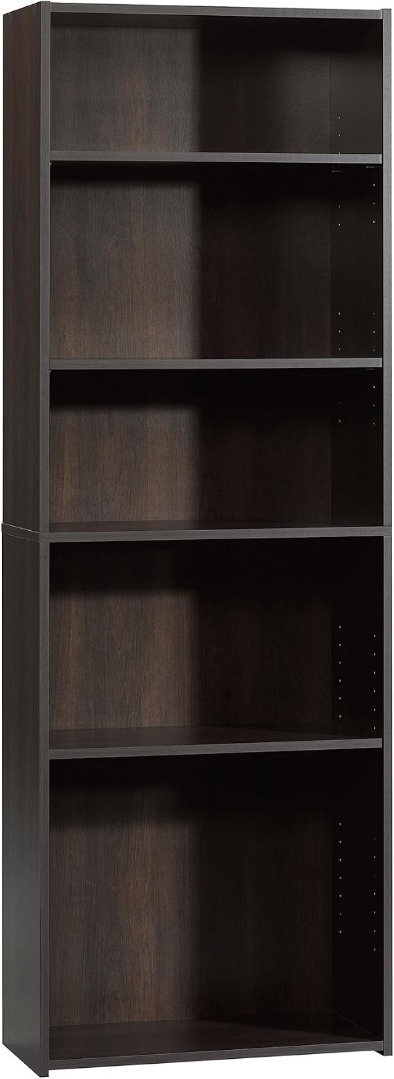 5-Shelf Bookcase with Adjustable Shelves