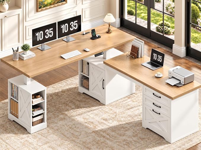 Convertible Standing Desk with Storage