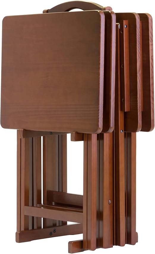 Folding Snack Table Set, 5-Piece
