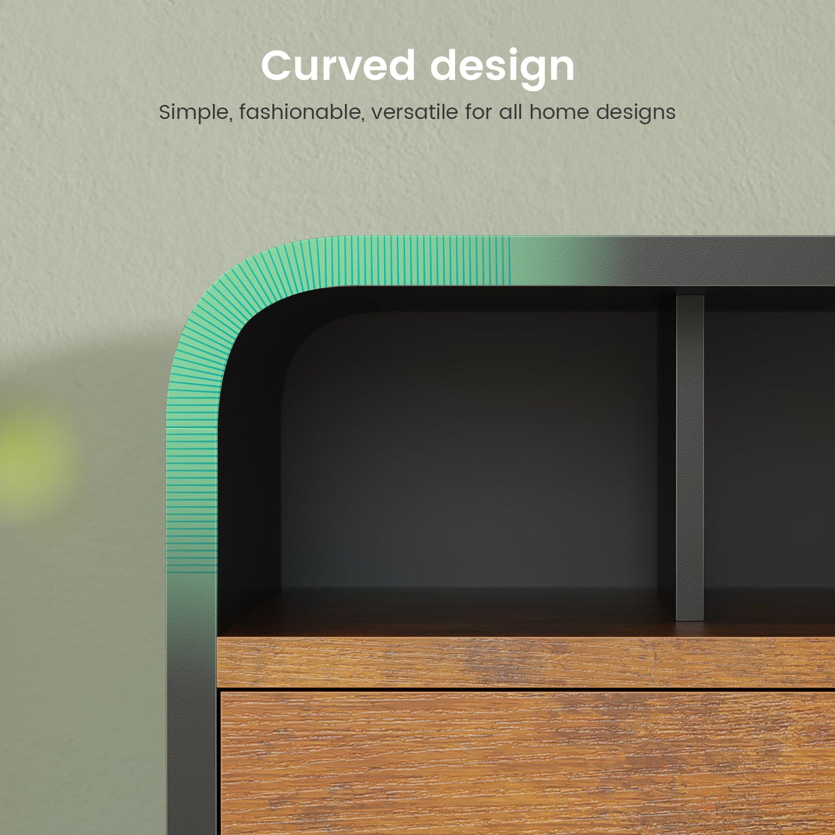 6-Drawer File Cabinet with Charging Station